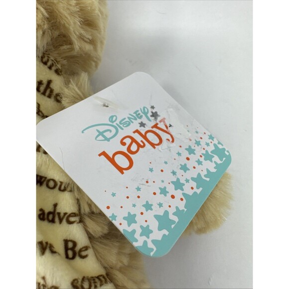 Disney Baby Classic Winnie The Pooh Lovey Bear Plush Security Blanket NWT NEW - Picture 2 of 6